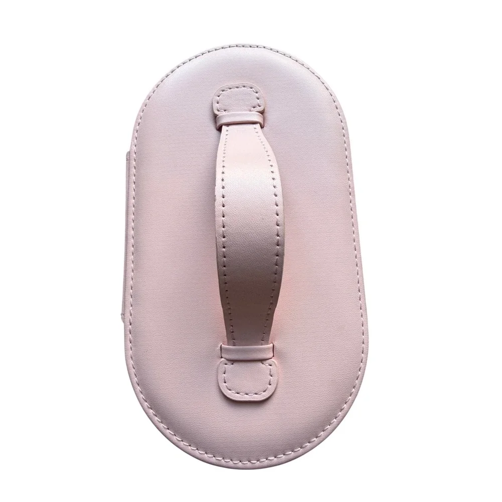 Anastasia Baby Pink Zip Top Handle Cosmetic Bag Case Travel Makeup Beauty Vacay